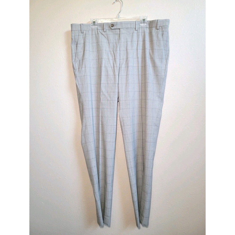 Ralph Lauren Men's Plaid Dress Pants Pleated‎ Trouser Size 40Wx 32L